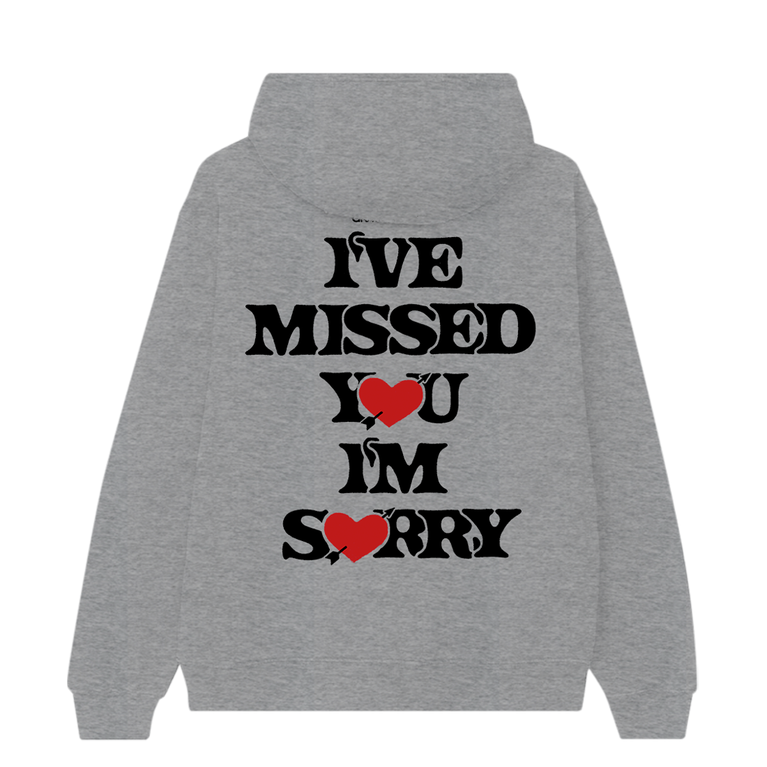 i've missed you, i'm sorry heather gray hoodie