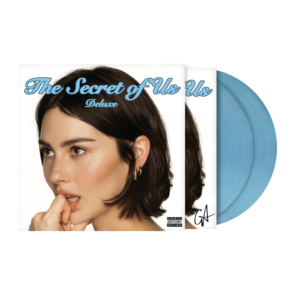 The Secret of Us Deluxe Transparent Blue Vinyl (Signed)