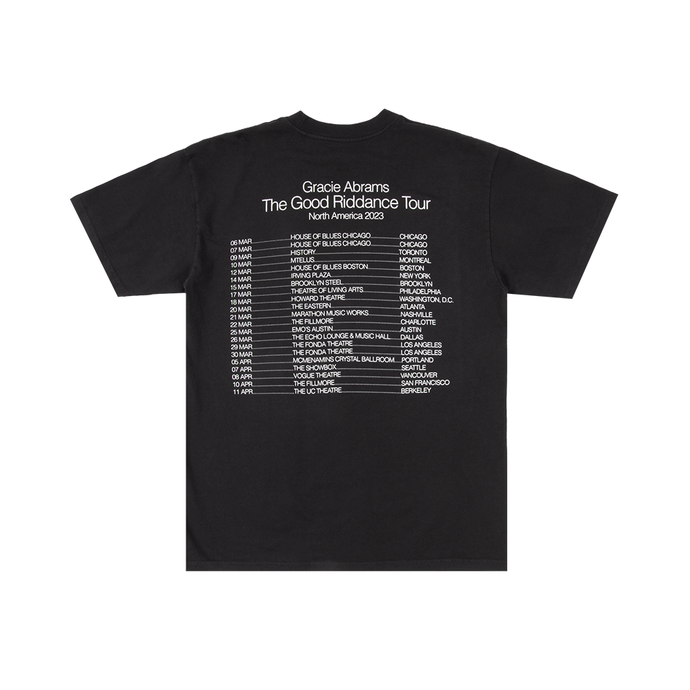 Good Riddance Tour Dateback Black T-Shirt